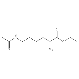 ethyl (2S)-2-amino-6-acetamidohexanoate Structure