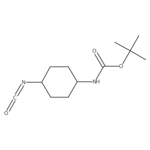 tert-butyl N-(4-isocyanatocyclohexyl)carbamate结构式