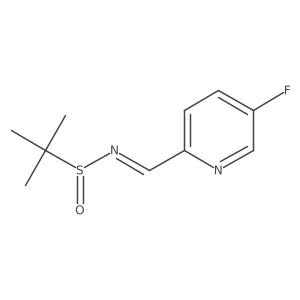 n-[(5-Fluoropyridin-2-yl)methylene]-2-methylpropane-2-sulfinamide结构式