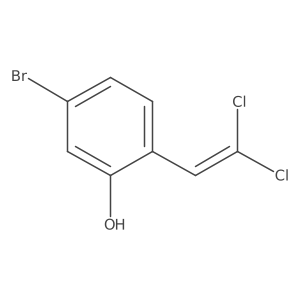 5-Bromo-2-(2,2-dichlorovinyl)phenol Structure