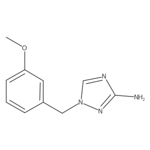 1-[(3-methoxyphenyl)methyl]-1H-1,2,4-triazol-3-amine Structure
