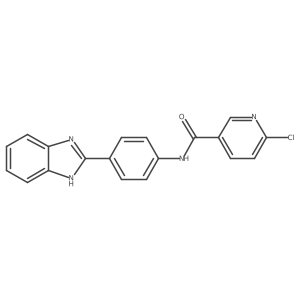 N-[4-(1H-1,3-benzodiazol-2-yl)phenyl]-6-chloropyridine-3-carboxamide Structure