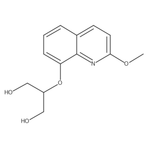 2-(2-Methoxy-quinolin-8-yloxy)-propane-1,3-diol Structure