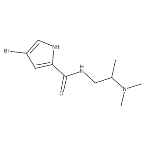 4-Bromo-N-(2-(dimethylamino)propyl)-1h-pyrrole-2-carboxamide Structure
