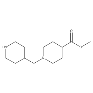 Methyl 1-[(piperidin-4-yl)methyl]piperidine-4-carboxylate Structure