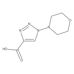 1-morpholin-4-yl-1H-[1,2,3]triazole-4-carboxylic acid Structure
