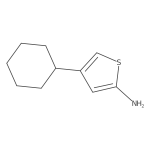 4-Cyclohexyl-2-thiophenamine结构式