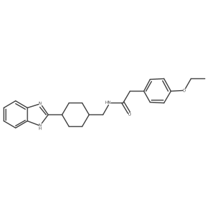 N-((4-(1H-benzo[d]imidazol-2-yl)cyclohexyl)methyl)-2-(4-ethoxyphenyl)acetamide Structure