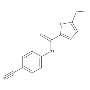 N-(4-cyanophenyl)-5-ethylfuran-2-carboxamide Structure