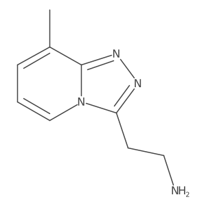 2-{8-Methyl-[1,2,4]triazolo[4,3-a]pyridin-3-yl}ethan-1-amine Structure