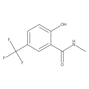 2-Hydroxy-N-methyl-5-(trifluoromethyl)benzamide Structure