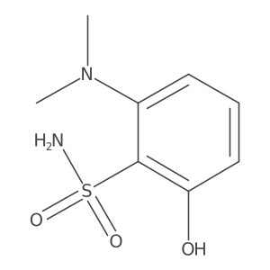 2-(Dimethylamino)-6-hydroxybenzenesulfonamide Structure