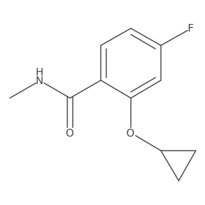 2-Cyclopropoxy-4-fluoro-N-methylbenzamide Structure