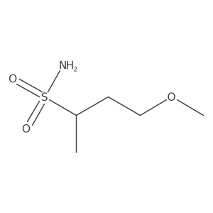 4-Methoxybutane-2-sulfonamide结构式