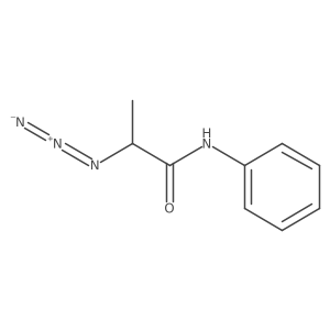 2-azido-N-phenylpropanamide Structure