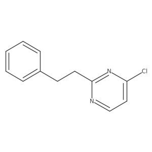 4-Chloro-2-(2-phenylethyl)pyrimidine结构式