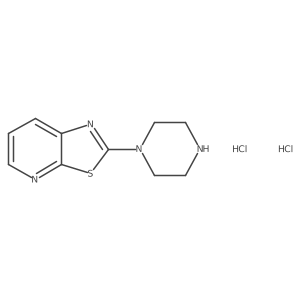 1-{[1,3]Thiazolo[5,4-b]pyridin-2-yl}piperazine dihydrochloride Structure