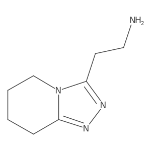 2-{5H,6H,7H,8H-[1,2,4]triazolo[4,3-a]pyridin-3-yl}ethan-1-amine Structure