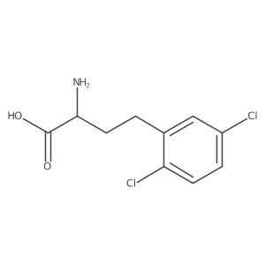 (R)-2-Amino-4-(2,5-dichloro-phenyl)-butyric acid Structure