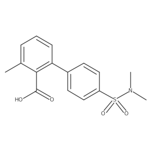 2-(4-N,N-Dimethylsulfamoylphenyl)-6-methylbenzoic acid Structure