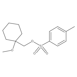 (1-Methoxycyclohexyl)methyl 4-methylbenzenesulfonate Structure