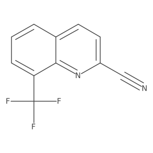 8-(Trifluoromethyl)quinoline-2-carbonitrile Structure