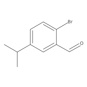 2-Bromo-5-(propan-2-yl)benzaldehyde Structure