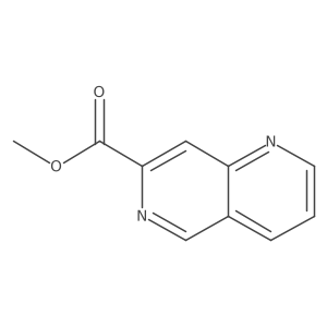 1,6-Naphthyridine-7-carboxylic acid, methyl ester Structure