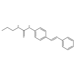 Urea, N-[4-(2-phenyldiazenyl)phenyl]-N'-propyl- Structure