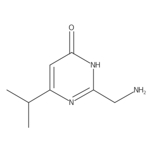 2-(Aminomethyl)-6-isopropylpyrimidin-4-ol Structure