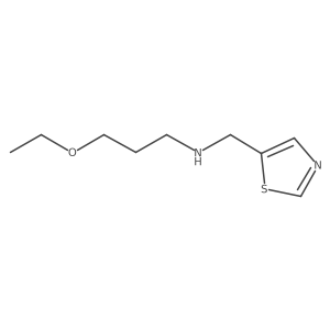 (3-Ethoxypropyl)(1,3-thiazol-5-ylmethyl)amine结构式