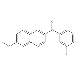 Methanone, (3-bromophenyl)(6-methoxy-2-naphthalenyl)-结构式