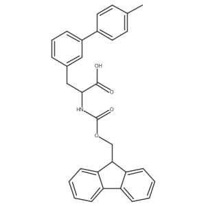 Fmoc-3-(4-methylphenyl)-DL-phenylalanine Structure