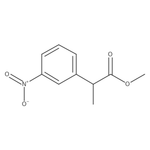 Methyl 2-(3-nitrophenyl)propanoate Structure