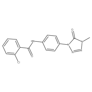 2-chloro-N-(4-(4-methyl-5-oxo-4,5-dihydro-1H-tetrazol-1-yl)phenyl)benzamide Structure