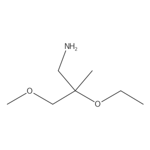 2-Ethoxy-3-methoxy-2-methylpropan-1-amine Structure