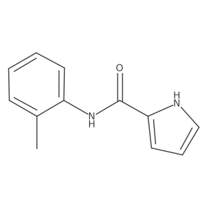 N-(2-methylphenyl)-1H-pyrrole-2-carboxamide结构式