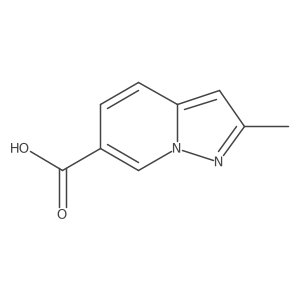 2-Methylpyrazolo[1,5-a]pyridine-6-carboxylic acid Structure