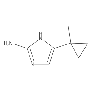 5-(1-methylcyclopropyl)-1H-imidazol-2-amine Structure