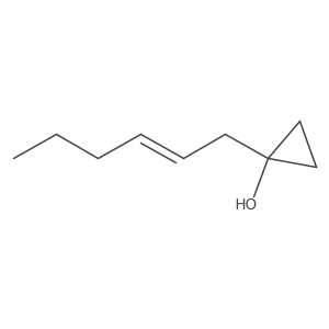 1-(Hex-2-en-1-yl)cyclopropan-1-ol Structure