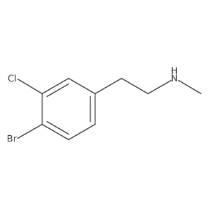 [2-(4-Bromo-3-chlorophenyl)ethyl](methyl)amine Structure