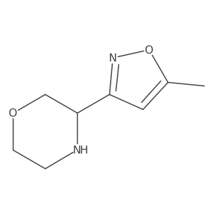 3-(5-Methyl-1,2-oxazol-3-yl)morpholine Structure