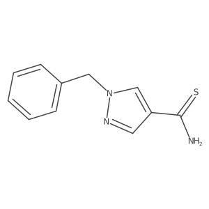 1-Benzyl-1h-pyrazole-4-carbothioamide Structure