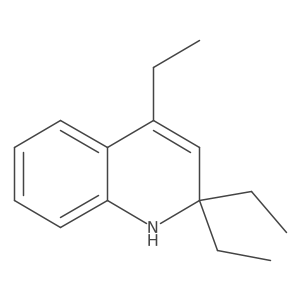 Quinoline, 2,2,4-triethyl-1,2-dihydro- Structure