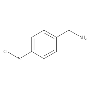 4-(Aminomethyl)benzenesulfenyl chloride Structure