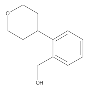 (2-(Tetrahydro-2H-pyran-4-yl)phenyl)methanol结构式