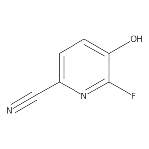 6-Fluoro-5-hydroxypicolinonitrile Structure