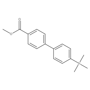 Methyl 4'-(trimethylsilyl)-[1,1'-biphenyl]-4-carboxylate Structure