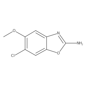 6-Chloro-5-methoxy-1,3-benzoxazol-2-amine Structure