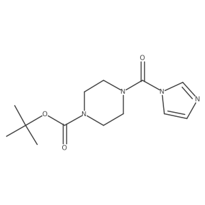 tert-butyl 4-(1H-imidazole-1-carbonyl)piperazine-1-carboxylate Structure